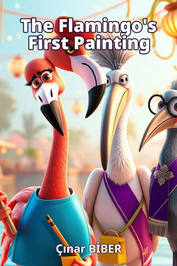 The Flamingo's First Painting